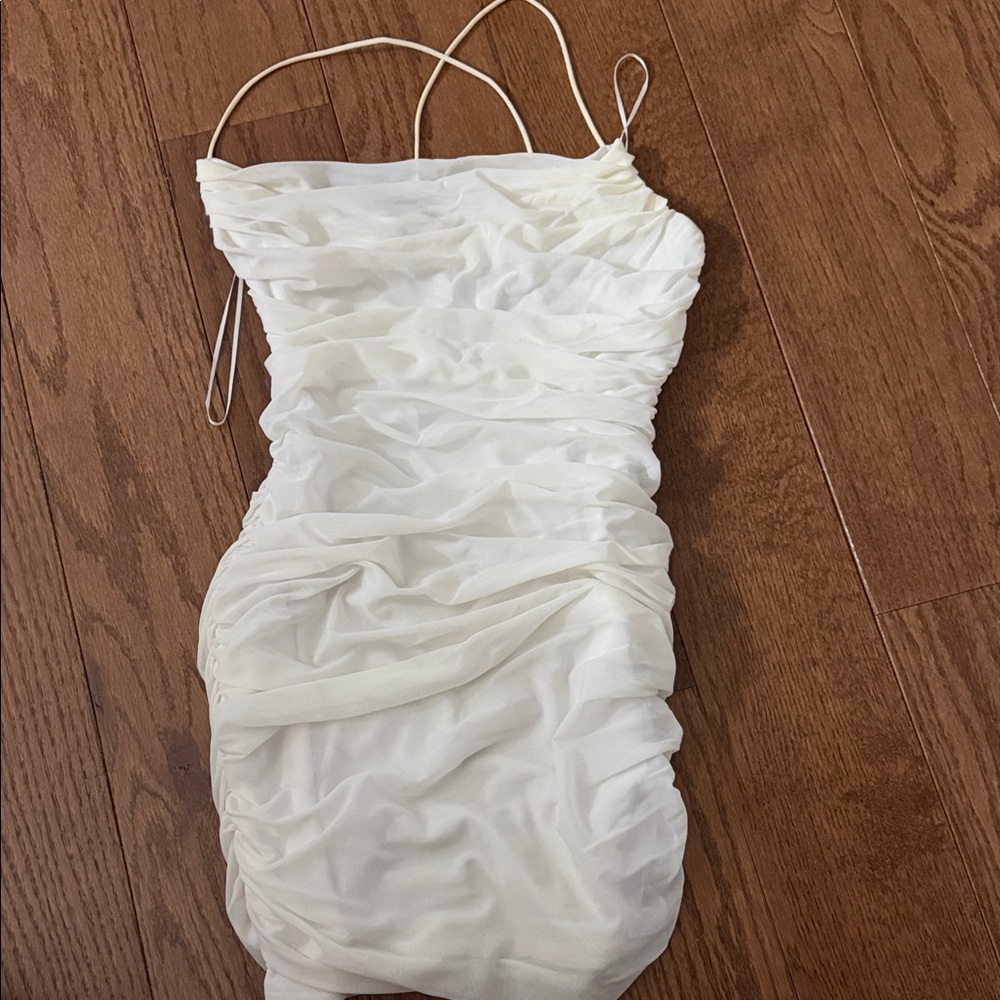 Elegant White Midi Dress